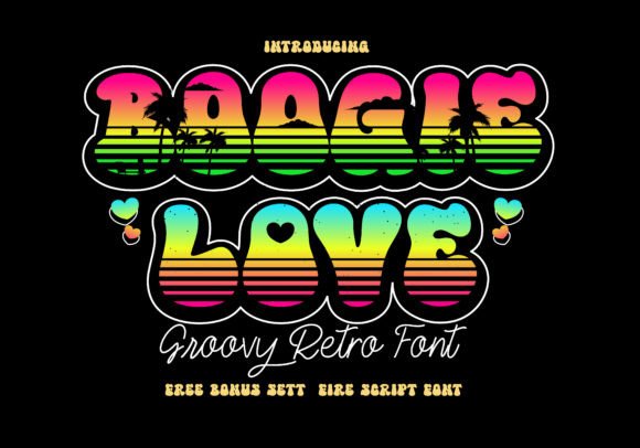 Boogie Love: A Retro Display Font That Adds Funk to Your Design
