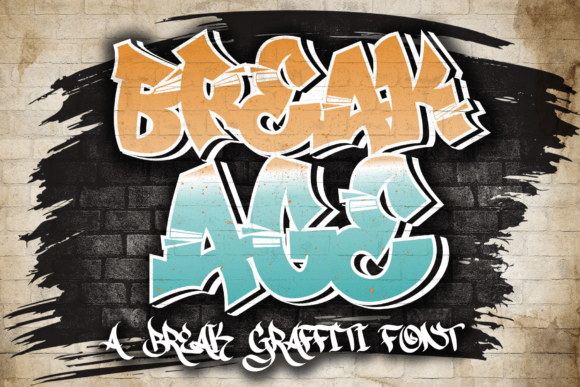 Break Age: A Bold Display Font for Impactful Designs