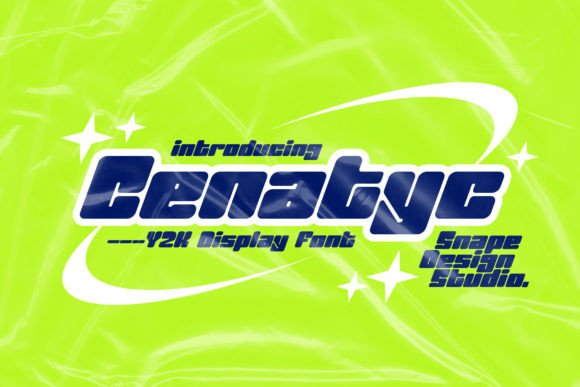 Cenatyc: A Futuristic Font for Modern Creativity