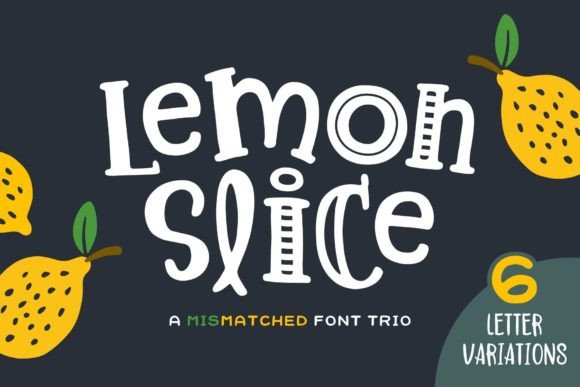 Lemon Slice: A Playful Display Font for Creative Designs