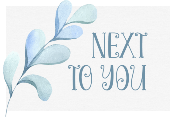 Next to You: A Versatile Display Font for Creative Projects
