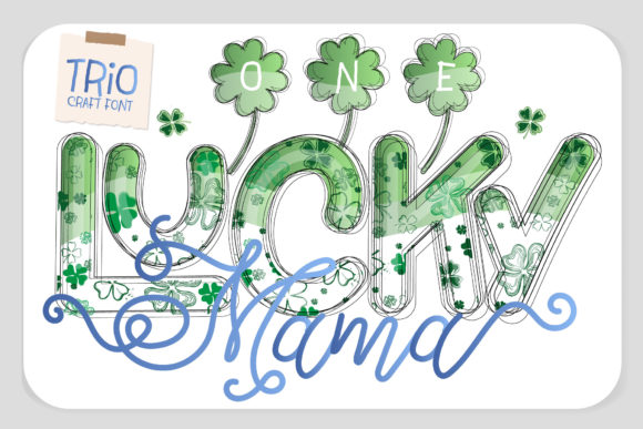 One Lucky Mama: A Versatile Display Font for Creative Projects