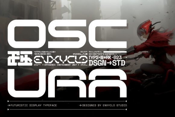 Oscura: A Futuristic Display Font That Elevates Your Design Projects
