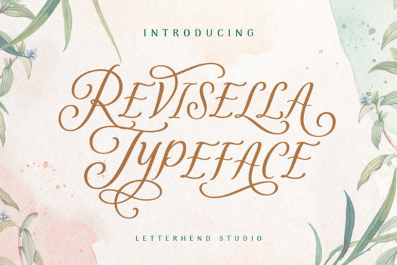 Revisella Typeface: A Stylish Display Font for Professional and Creative Use