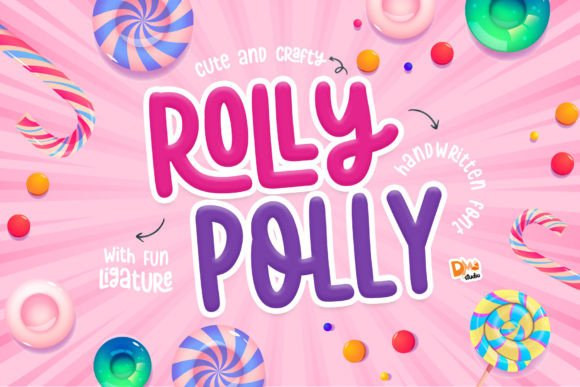 Rolly Polly: A Cute and Crafty Display Font for Creative Projects