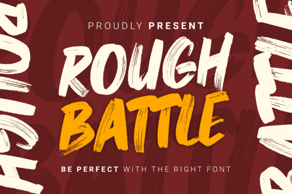 Rough Battle: A Typography Staple for Modern Design