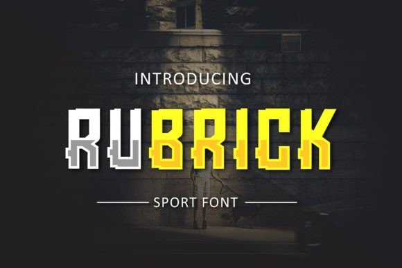 Rubrick: A Bold Display Font for Modern Creativity