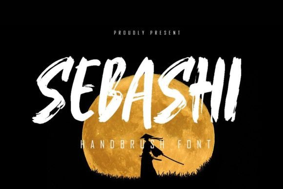 Sebashi: A Versatile Textured Brush Font