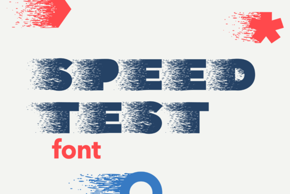 Speed Test: A Bold Font for High-Energy Designs