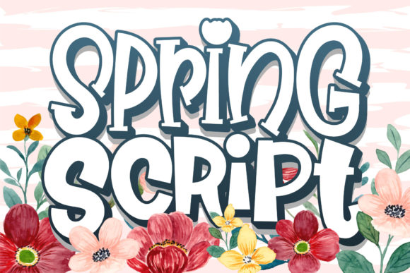 Spring Script: A Playful Font for Creative Projects