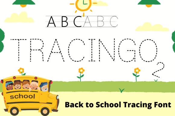 Tracingo 2: A Fun and Practical Font for Handwriting Practice