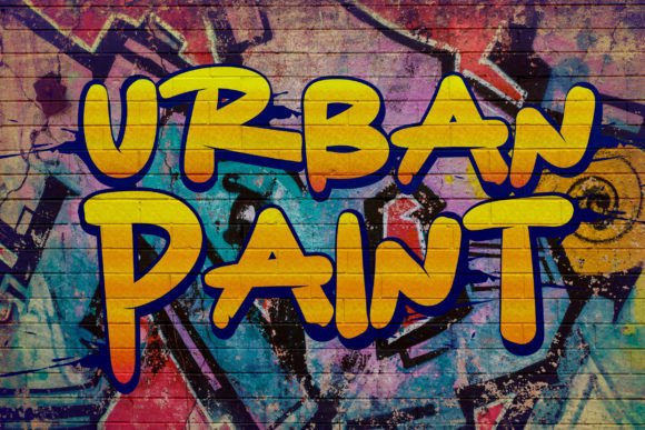 Urban Paint: A Bold Font for Modern Design Projects